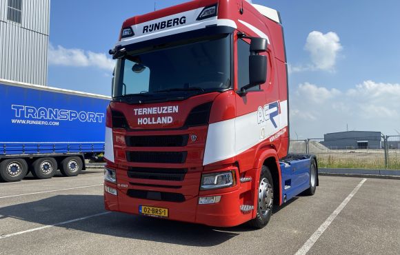 Aflevering A.C. Rijnsberg Transport Scania R450 4×2