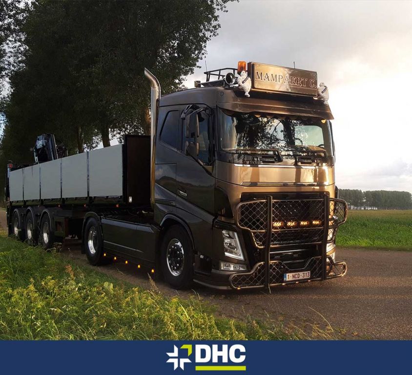 Aflevering stenentrailer Mampaert