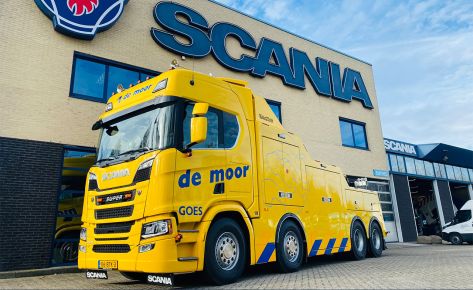 Aflevering Scania R540 8X4 KingTow 9055